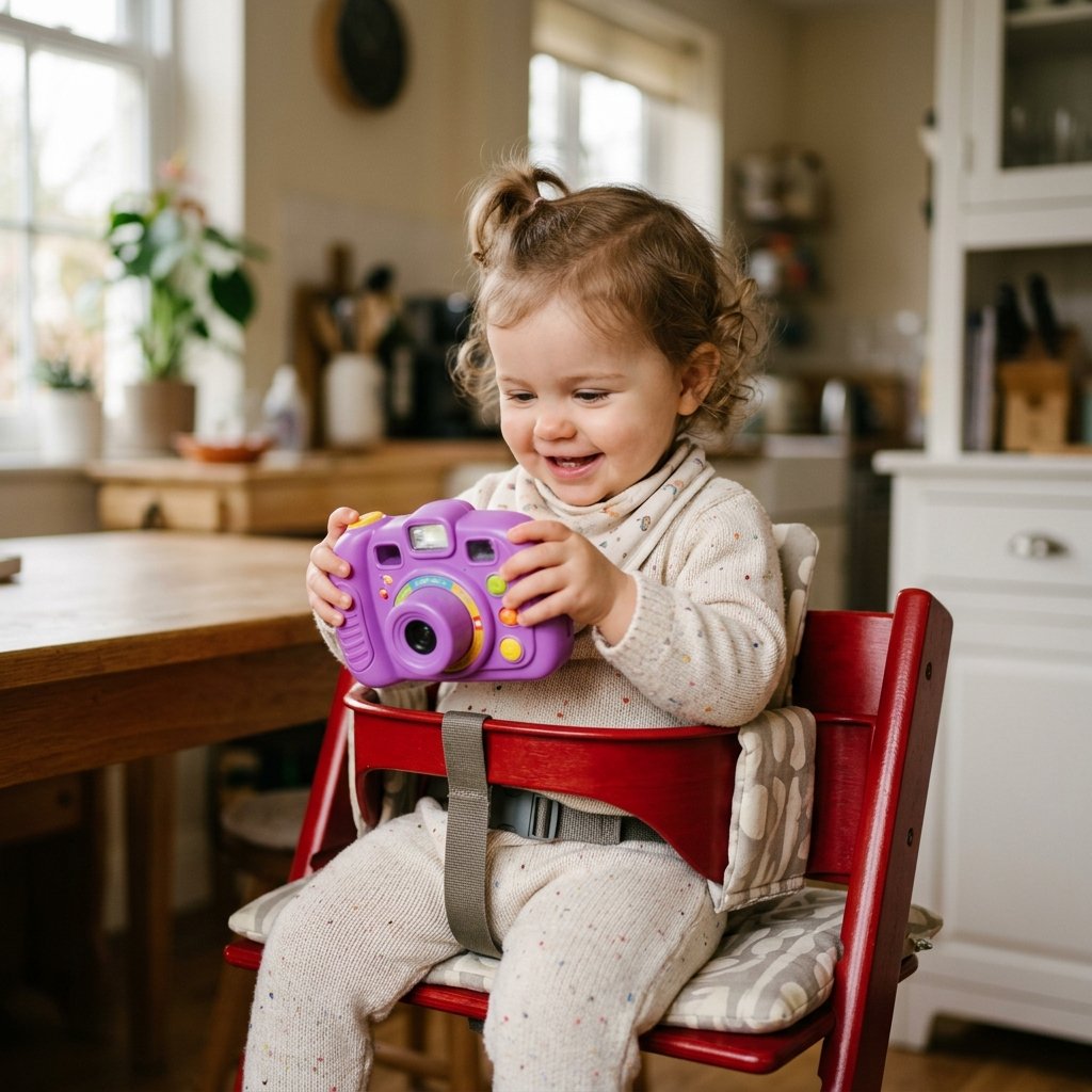 Toddler playing